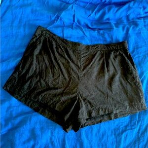 Abercrombie & Fitch Linen-Blend Pull-On Shorts